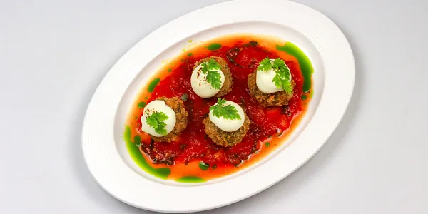 chrumkavé bazalkové arancini, 