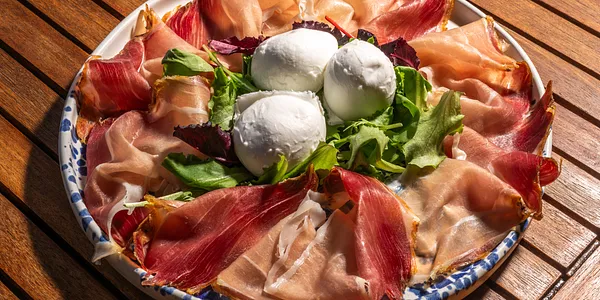 Prosciutto San Daniele e bufala 