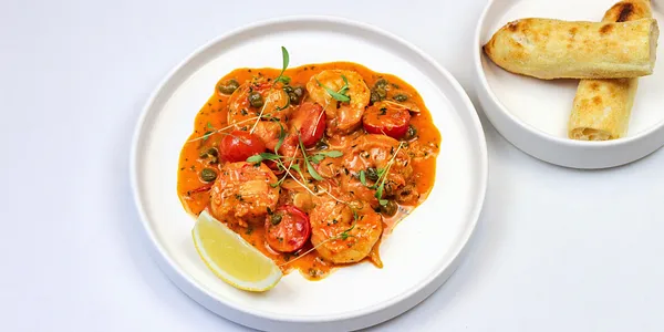 tigrie krevety grilované na n´duja masle, 