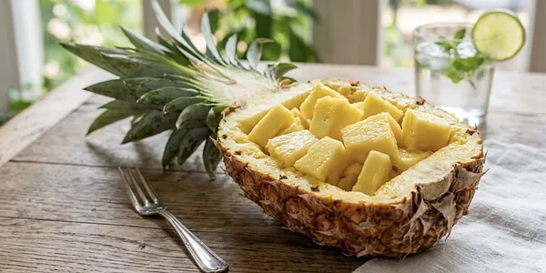 Ananas tagliata 