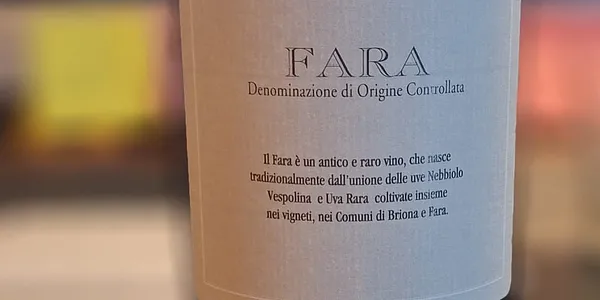 "Fara" DOC, Zanetta Sergio e Valter snc, Sizzano (NO)