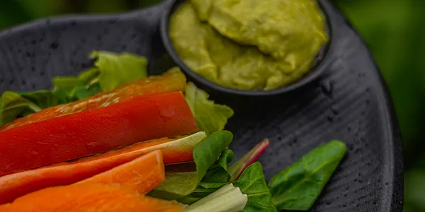 Hummus e verdure 