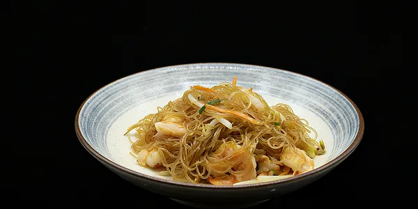 172. Spaghetti soia e gamberi