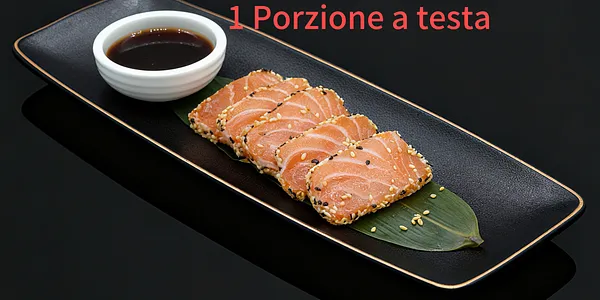 191. Salmone teriyaki ( 1 porzione a testa)