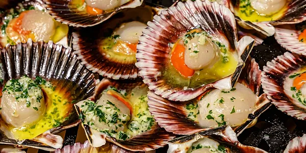 VIEIRAS  /  SCALLOPS (3 PIEZAS / 3 PIECES) 