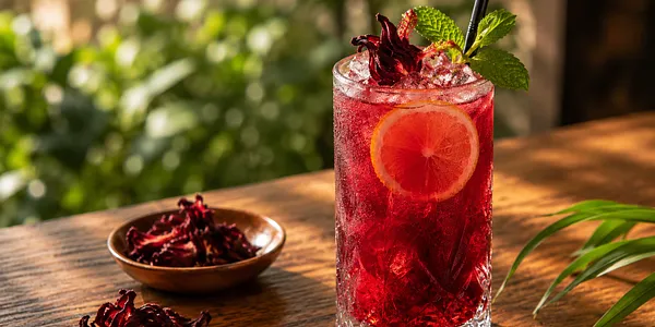 Hibiskus lemonade