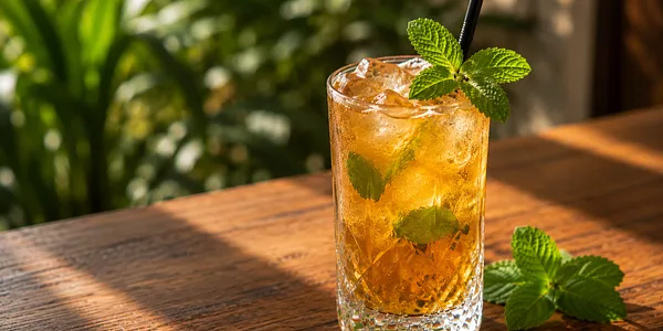 Passion fruit ice tea