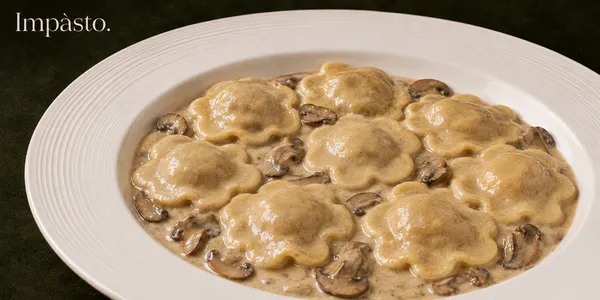 Ravioli Ripieni di Carne ai Funghi
