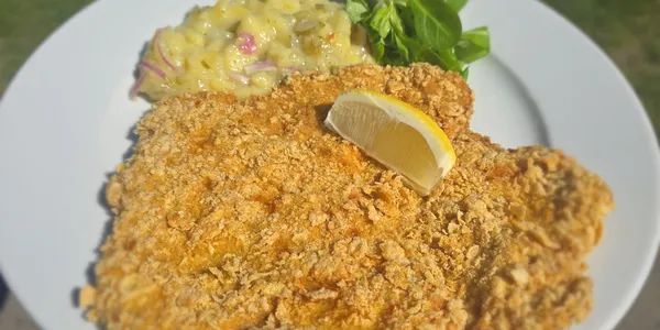 Bravčový rezeň so zemiakovým šalátom 150g 