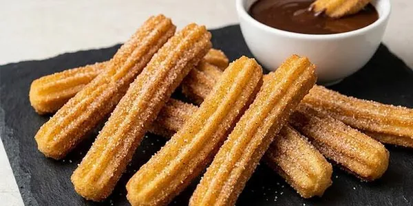 311 - Churros al cioccolato con cannella