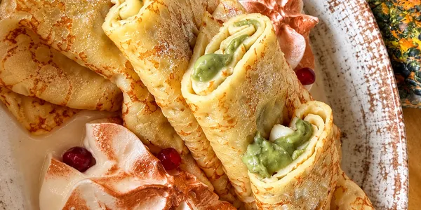 200g Pistáciové palacinky so šlahačkou