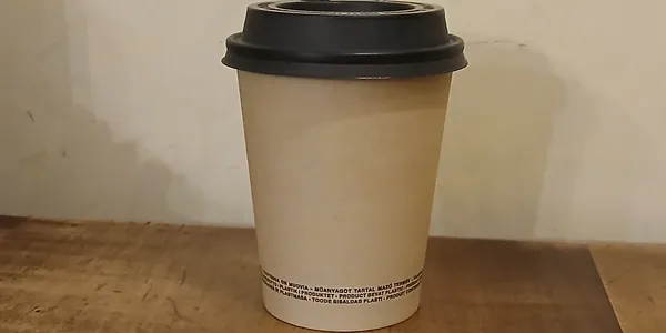 Takeaway cappuccino