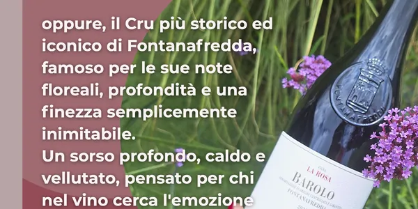 Barolo DOCG "La Rosa" 2021, Fontanafredda Serralunga d'Alba
