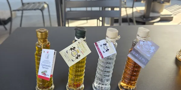 Olio speziato,olio aromi,Grappa,Amaro di Pisa cl4