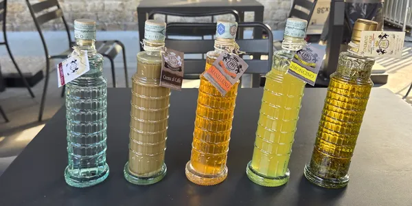 Grappa,Crema caffe',Mandarino,Limoncello,Olio d'oliva aromatico cl20