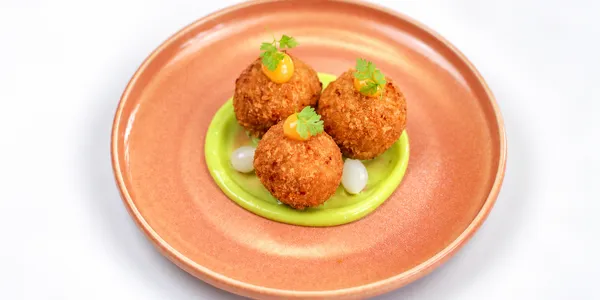 arancini with guanciale,