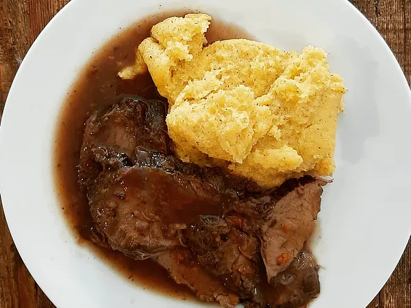 Braisé de bœuf local au Prünent
