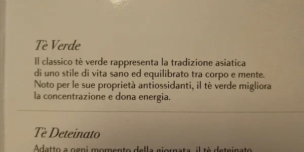 Tè verde 