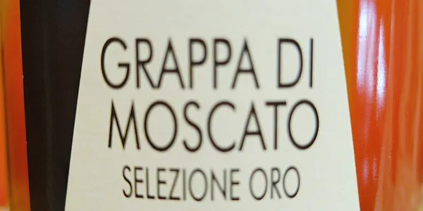 Grappa "al Moscato" selezione Oro, Tranquillini