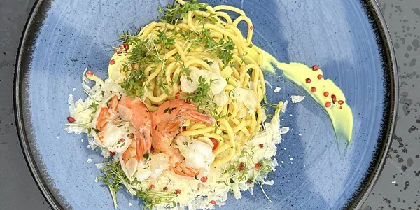 🆕300g Spaghetty aglio olio with tiger prawns
