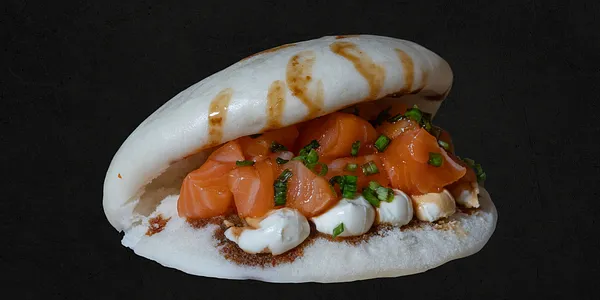 145 - Bao di salmone e teriyaki