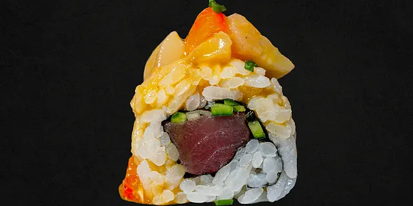 184 CEVICHE  ORANGE MANGO ROLL [8 Pezzi]