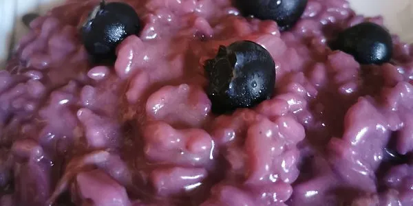 RISOTTO AI MIRTILLI
