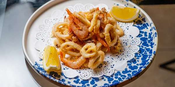 Frittura di calamari e gamberi