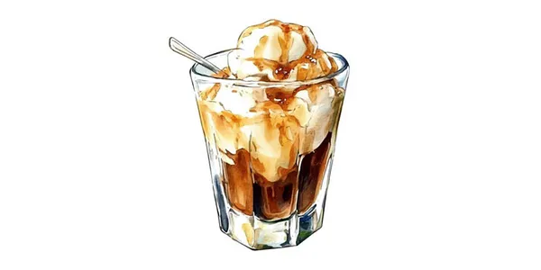 Affogato al caffè 
